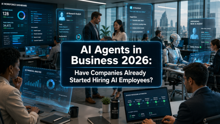2026年商业中的人工智能代理：企业是否已经开始雇用人工智能员工？